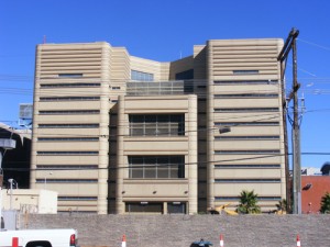Back View Clark County Detention Center Las Vegas